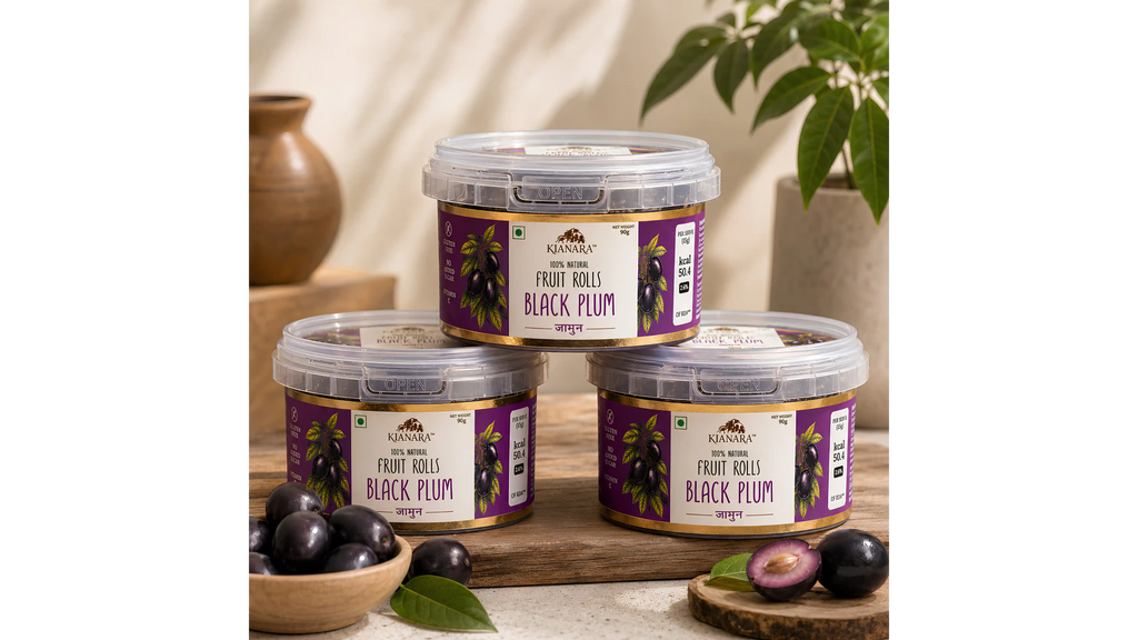 Jamun (Black Plum) Fruit Rolls