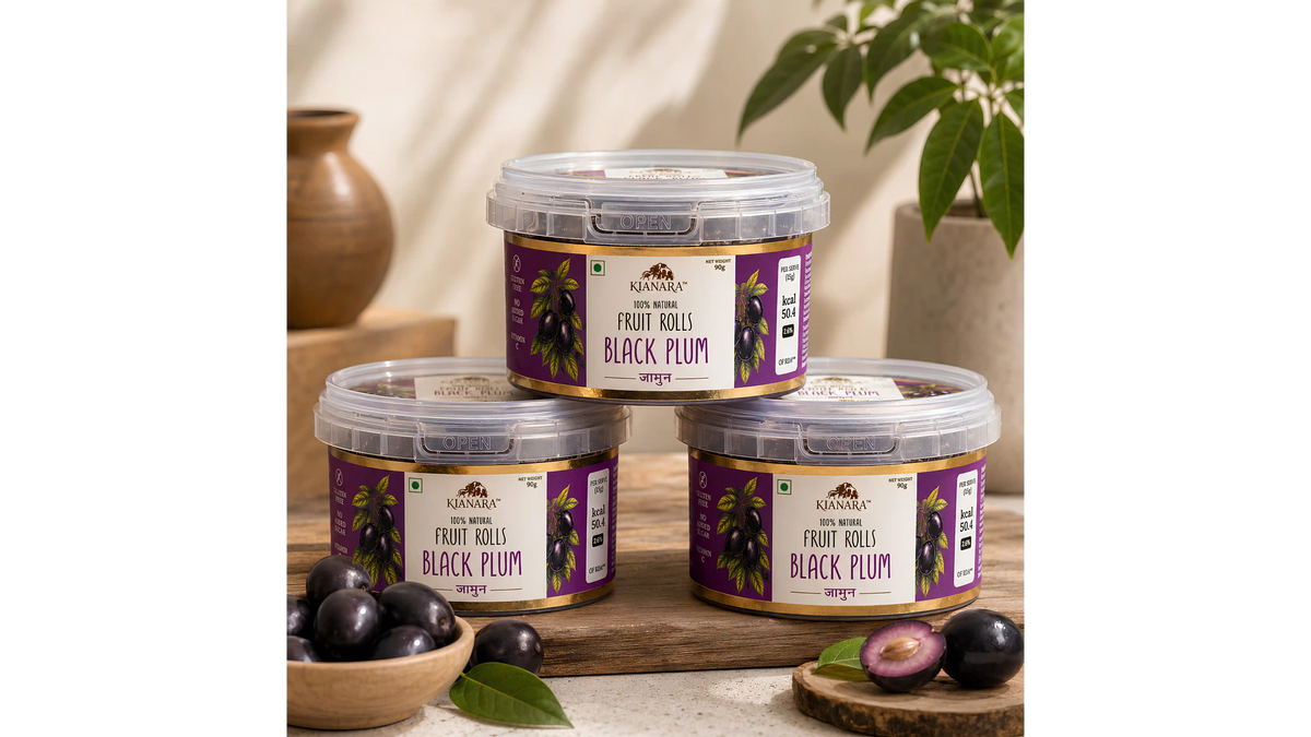 Jamun (Black Plum) Fruit Rolls