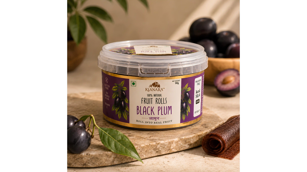 Jamun (Black Plum) Fruit Rolls