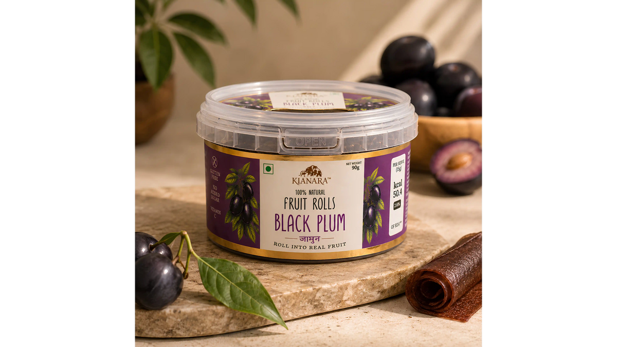 Jamun (Black Plum) Fruit Rolls