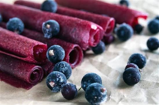 Blueberry Fruit Rolls