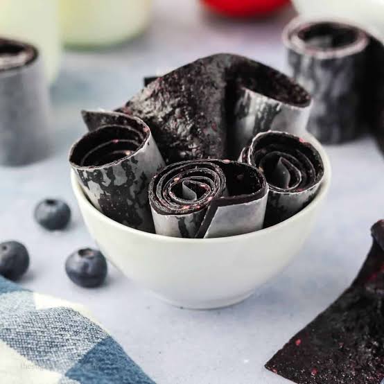 Blueberry Fruit Rolls